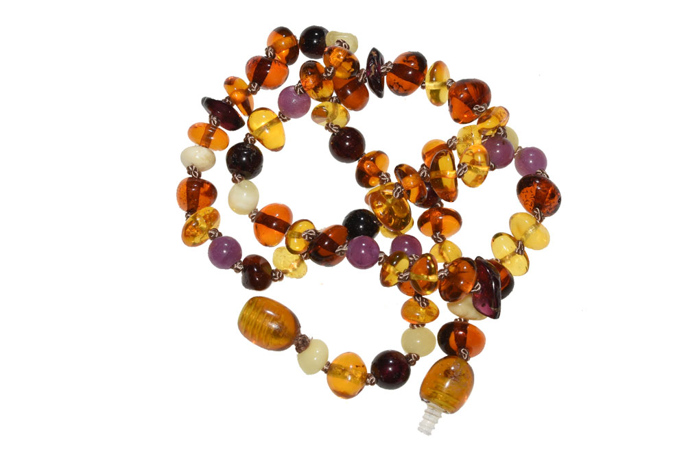 Baby Bernsteinkette Skorpion