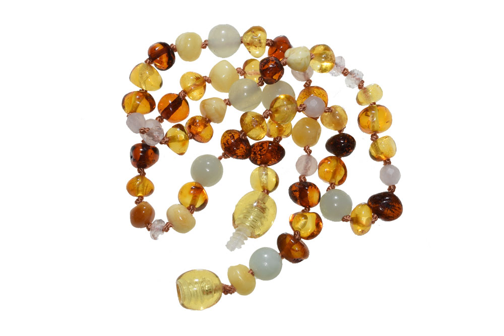 Baby Bernsteinkette Stier